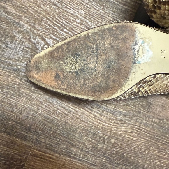 Walter Hagen 7.5 Croc GUC/EUC Brown Loafers - Picture 11 of 15